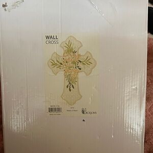 Cream Wall Cross Decor